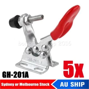 5PCS GH-201A Holding Capacity Quick Release Toggle Clamp Horizontal Clamp Tool - Picture 1 of 7