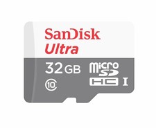 SanDisk Ultra 32GB Class 10 - MicroSDHC Memory Card - (SDSQUNS032GGN3MN)