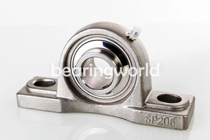MUCP206-19 NEW 1-3/16" Stainless Steel Pillow Block Bearing SUCSP206-19 - Picture 1 of 1