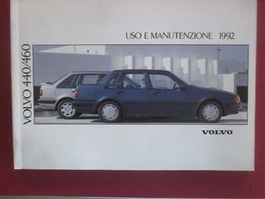 VOLVO 440 460 Libretto MANUALE USO MANUTENZIONE originale 1992 perfetto - Foto 1 di 1