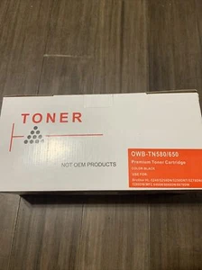 BROTHER Laser Printer Toner Cartridge OWB-TN580/650 Premium Black - Picture 1 of 3