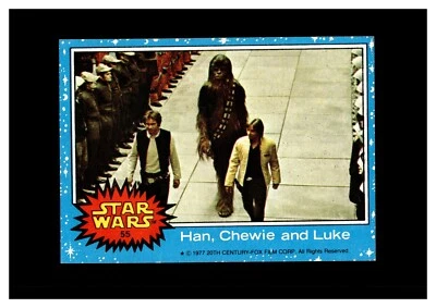 1977 Topps Star Wars #55 Han, Chewie and Luke - Image 1 of 2