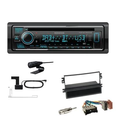 Kenwood 1-DIN Receiver Autoradio DAB+ CD Bluetooth für KIA Carens II 2002-2006 - Bild 1 von 4