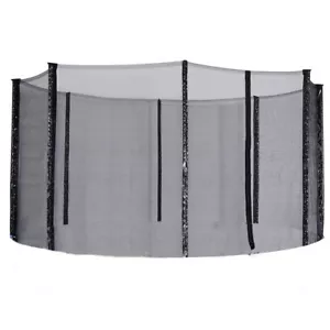 12FT 8 poles Trampoline Net Round Spare Safety Net Replacement Outdoor Kids Gift - Picture 1 of 5