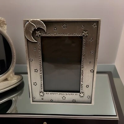 Burnes Of Boston Pewter 4×6 Photo Album Twinkle Twinkle Little Star - Image 1 of 4