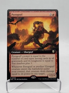 MTG Modern Horizons 3 Commander Pyrogoyf Extended Art - Picture 1 of 2