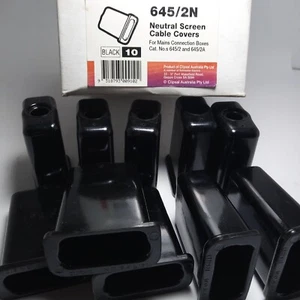 Clipsal Neutral Screen Covers 645/2N for 645/2, 645/2A box of 10 NOS. - Picture 1 of 5