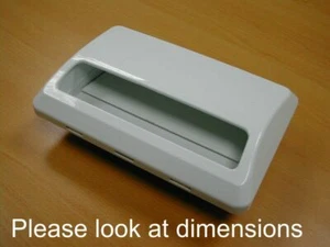 Trusty RV Range Hood Oven Exterior Vent Cover w/ Damper Free Shipping White - Picture 1 of 2
