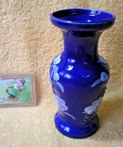 Blumenvase Kobalt Blau Blumen Vase Vasen Sammlung Auflösung Porzellan Keramik - Bild 1 von 2