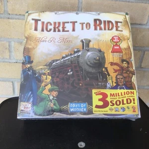 TICKET to RIDE Board Game Alan R. Moon - Days of Wonder New Unopened - Picture 1 of 2