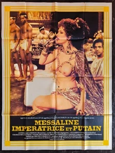 Póster de película GRANDE francés raro erótico ORIGINAL Messaline Imperatrice et Putain - Imagen 1 de 1