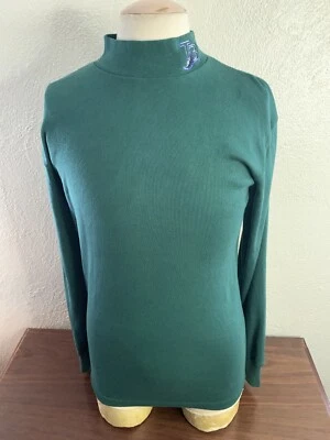 MLB Tampa Bay Rays Baseball Moch T-Neck Green Shirt Majestic Size Medium - Image 1 of 4