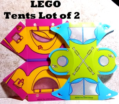 LEGO Juego de Tienda Lote de 2 Camping Glamping Scouts Niña Niño Unisex Senderismo Crear Foto 1 de 2