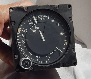 Instrumento indicador indicador de velocidad aérea e indicador MACH USN F-4 Phantom II de piloto USAF USN - Imagen 1 de 8