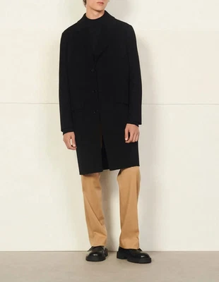 Sandro Paris Men's Coat Size M Wool Coat SHPMA00148 RRP: 495 EUR - Image 1 of 4