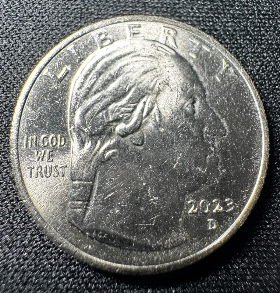 2023 D Jovita Idar Quarter Error Coin “IN COD WE TRUST” Rarest Of Rare “D” - Image 1 of 4