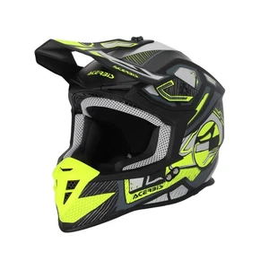 ACERBIS OFF ROAD ENDURO LINEAR HELM SCHWARZ NEONGELB 22-06 GRAPHIC GRÖSSE M - Bild 1 von 7