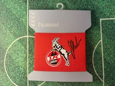 COA Jonas Hector Handsignierte Kapitänsbinde Autogramm Köln Captain Armband - Bild 1 von 4