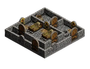 Dungeon Blocks - Confezione Camera Quartieri di Guardia - Foto 1 di 3