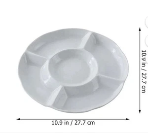 Eease Melamine Divided Serving Plate - Picture 1 of 3