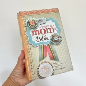 KJV Homeschool Mom's Bible w Decorative Cover Clean King James Version Hardcover - Picture 1 of 7