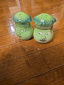 Vintage Lipper And Mann Creations anthropomorpher Sellerie Salz & Pfeffer Set Küche - Bild 1 von 3
