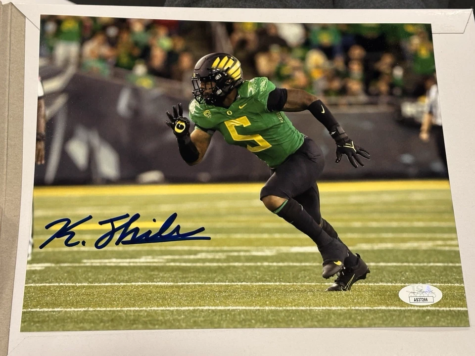 Kayvon Thibodeaux Oregon Ducks signed photo autograph auto JSA 8x10 - Image 1 of 1