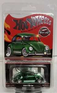 2024 Hot Wheels RLC Club Exclusive Kawa-Bug-A Green w/ Patch & Pin Real Riders - Picture 1 of 5