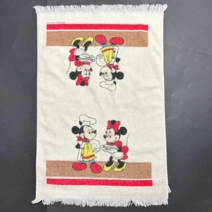 Vintage Mickey & Minnie Mouse Geschirr Handtuch Kanone Walt Disney Productions USA - Bild 1 von 9