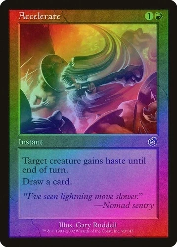 Accelerate FOIL Torment Red Common MAGIC THE GATHERING MTG CARD NM/EX NICE!!! - Image 1 of 1