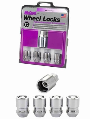 Wheel Lug Nut Lock Set MCGARD for Infiniti Nissan Subaru Suzuki Chrome - Image 1 of 4
