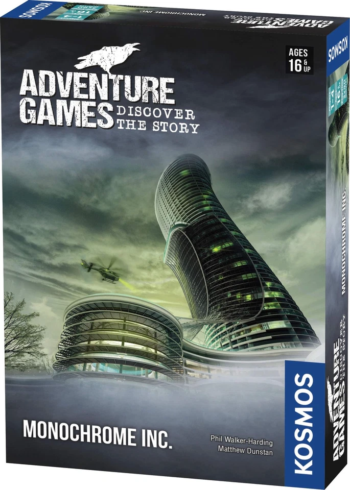 Thames & Kosmos Adventure Games Monochrome Inc Card Game 695088