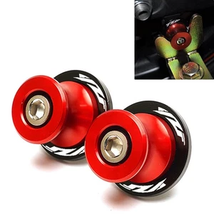 Schwingenspulen Slider Stand Schrauben M6 für Yamaha YZF R1 R3 R6 Motorrad Rot - Bild 1 von 5