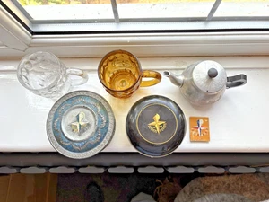 6 X Festival Of Britain Items Tins Glass Tankards Teapot Matchbook. - Picture 1 of 14