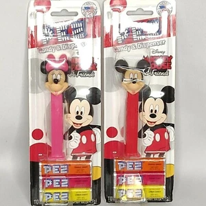 Lot of 2 Disney's MICKEY MOUSE & Friends  Pez Dispensers  Mickey & Minnie MOUSE - Picture 1 of 2
