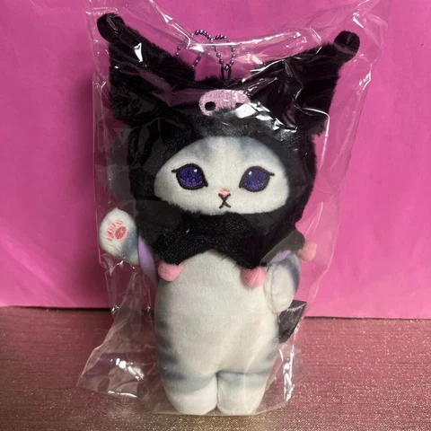Sanrio x Mofusand Mascot keychain Plush Kuromi Cover