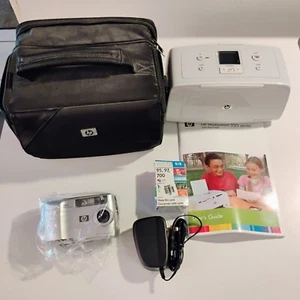 HP PhotoSmart 335 v "GoGo" Compact Photo Printer Bundle, New Printer. - Picture 1 of 10