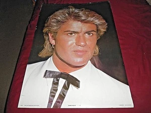 GEORGE MICHAEL WHAM 1985 RETRO WALL POSTER PRINTED IN ENGLAND (NEW) NEVER HUNG! - Picture 1 of 8