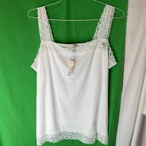 NWT Dressbarn Women's Lace Strap & Lace Trim Cami Tank Layered Top Size 22/24 - Picture 1 of 6
