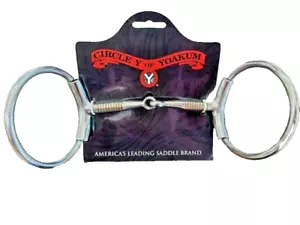 CIRCLE Y STAINLESS STEEL SNAFFLE LOOSE RING BIT-- NEW WITH TAGS - Picture 1 of 1