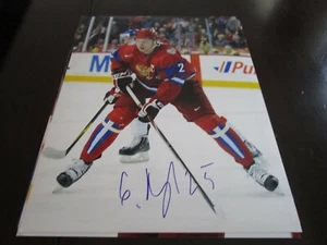 Evgeny Kuznetsov SIGNED 8x10 GLOSSY PHOTO TEAM RUSSIA WASHINGTON CAPITALS (D) - Picture 1 of 2