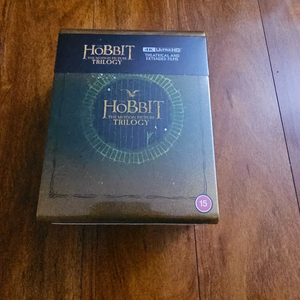 The Hobbit: The Motion Picture Trilogy 4K Blu-ray Extended Steelbook Collection Foto 1 de 3
