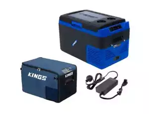 Kings Escape 30 Portable Camping Fridge / Freezer + Cover and AC to 12V adapter - Picture 1 of 12