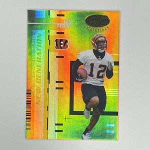 2005 Leaf Certified Materials Mirror Gold Tab Perry /25 Rookie #187 Bengals