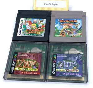 4 Set Legend of Zelda Oracle of Ages & Oracle of Seasons Set Gameboy GB Japanisch - Bild 1 von 10