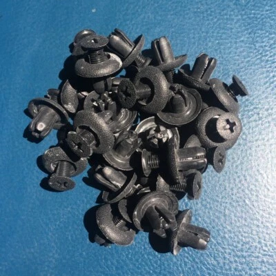 25 clips de retención de parachoques tipo empuje para guardabarros para Mitsubishi Pajero Mini Lancer Evo Foto 1 de 4