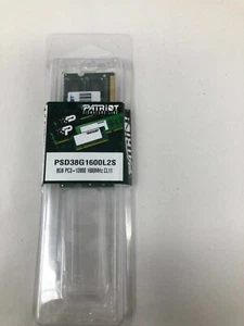 Patriot PSD38G1600L2S DDR3 Sodimm Memory 1.35V 8GB 1600MHz PC3-12800 - Picture 1 of 2