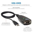 Adaptateur Tripp Lite USA-19HS USB vers série - USB-A mâle vers DB9 RS232 mâle