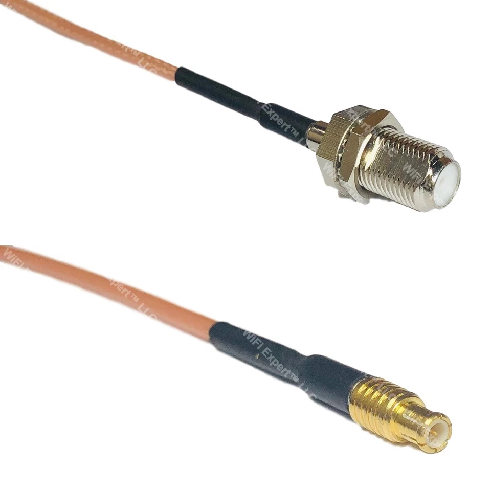 RG316 F FEMALE to MCX MALE RF Cable Rapid-SHIP LOT - Image 1 of 1