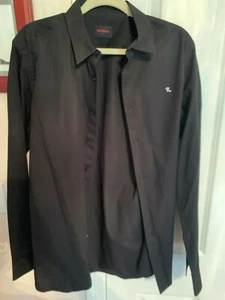 Raf Simons Black Button Down Shirt Size 52 - Picture 1 of 3
